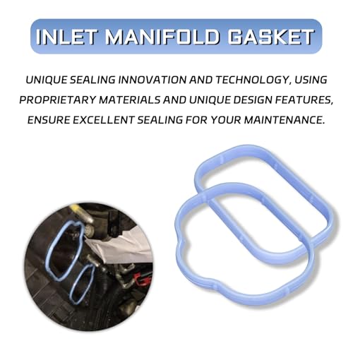 Image of 12PCS Intake Manifold Gaskets Lower & Upper Gasket Plenum Set, Replaces OEM#5184562AC 5184331AC，Engine Intake Manifold Gasket Compatible with Dodge Chrysler Jeep Ram 3.6L