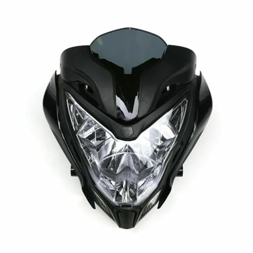 Phares moto Bajaj Pulsar cassés remplacez le bloc avant noir