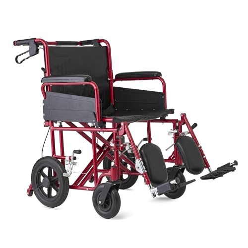 Medline Aluminum Bariatric Transport Chair