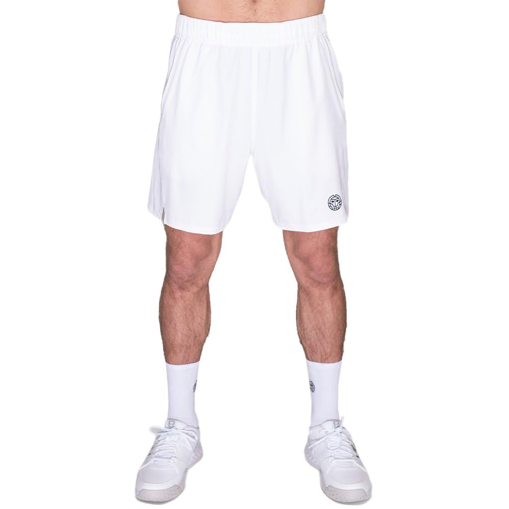BIDI BADU Herren Crew 7Inch Shorts - White