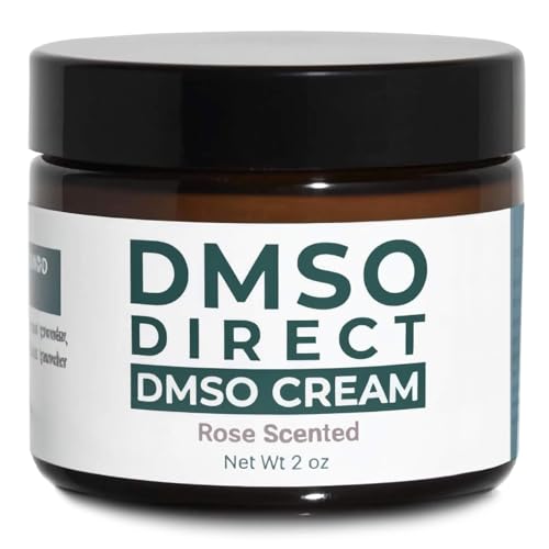 Rose Scented DMSO Cream, 70% Dimethyl Sulfoxide (99.99% Pure) by DMSO Direct
