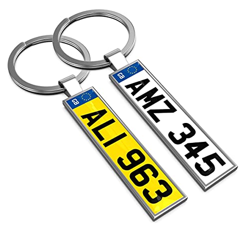 WERKSTATT：MUNCHEN KEYRING NAME PLATE WERKSTATT:MÜNCHEN Name Plate Silver Keyring | Plateado