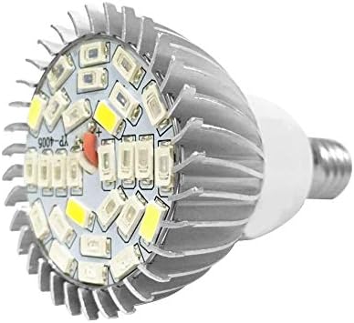 DEWIN Grow Lamp, Grow Light Full Spectrum E14/GU10 Led Grow Light Growing Lamp Bulb for Flower Plant 85V-265V 5W (E14)