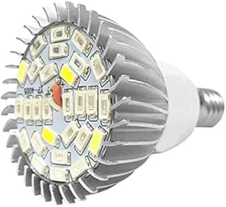 DEWIN Grow Lamp, Grow Light Full Spectrum E14/GU10 Led Grow Light Growing Lamp Bulb for Flower Plant 85V-265V 5W (E14)