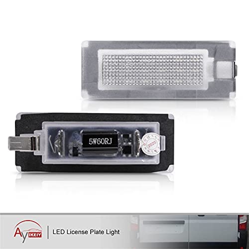2pcs Luci targa LED bianco Canbus posteriore LED