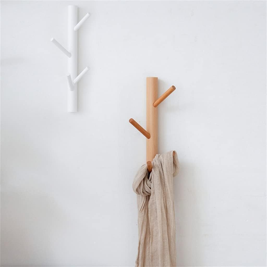 Handmade Branch Natural Wood Hanger wall Mounted Heavy Duty Nail Hook(D)