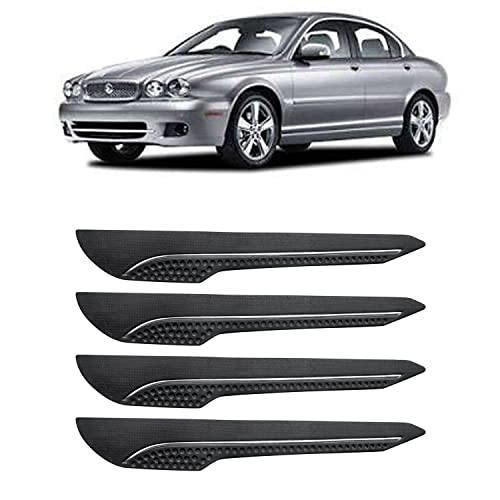 Image of AOSIS-Car Bumper Protector /Bumper Guard for Jaguar X-Type with Single Chrome Stripe (4-Pcs)