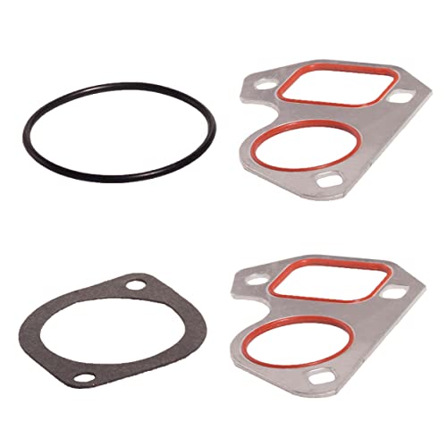 Auqdd Aw5104 Water Pump Kit W/Gasket Fit For (Engine 4.8L/5.3L/6.0L) 04-06 Buick Rainier 02-06 Cadillac Escalade Chevy Express Silverado Suburban 1500 Tahoe /Gmc Envoy Savana Sierra 2500 Yukon #TOP6