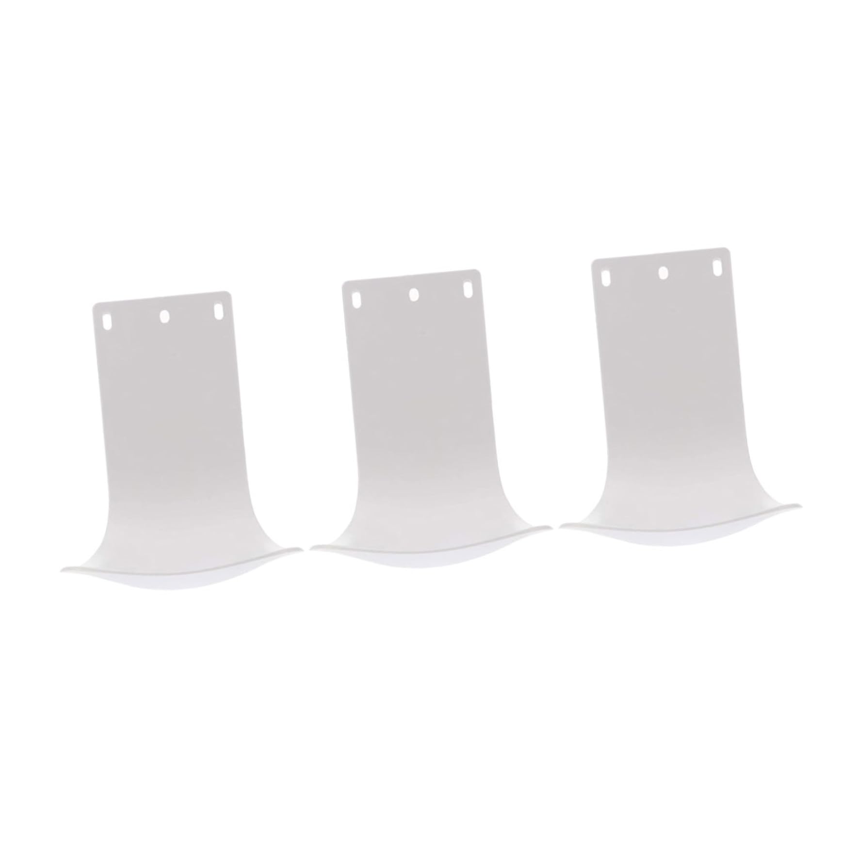 Bandeja de jabón ABS blanca pack de 3 soportes resistentes para hoteles