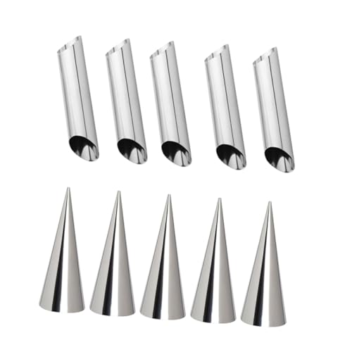 Molde para croissants de acero inoxidable 20 piezas