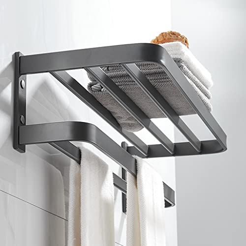 Porte-serviette à double pliage en aluminium espace de finition supérieure - 2