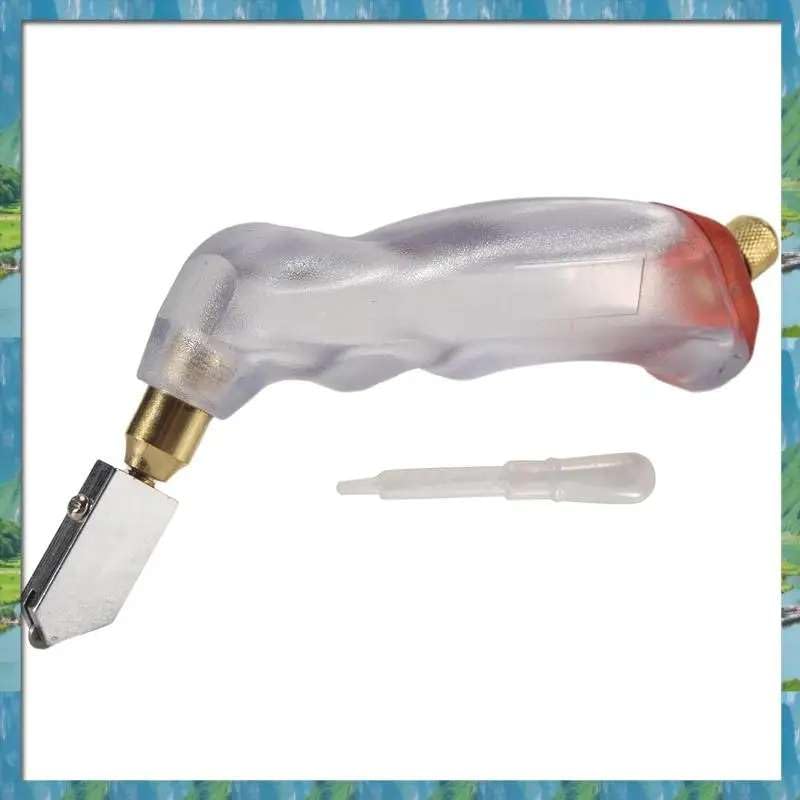 CosmoMart® Stained Glass Cutter Tool with Oil Feed Grip for Precise Cutting & Easy Handling-image-40