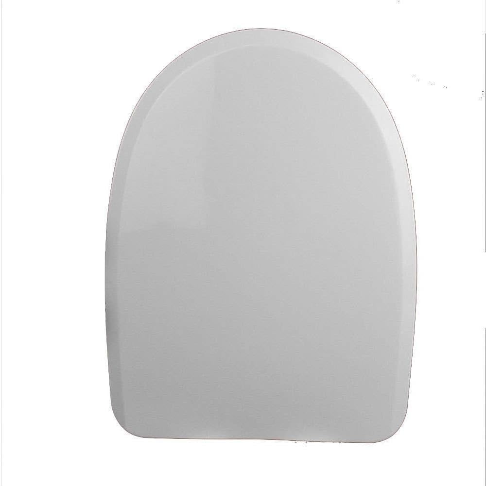 Soft Close Toilet Seat Cover - Adjustable Hinge V/U/O Shape Adult Toilet Lid with Easy Quick Release - Ultra Resistant Top Mounted Toilet Lid with Fitting Kits
