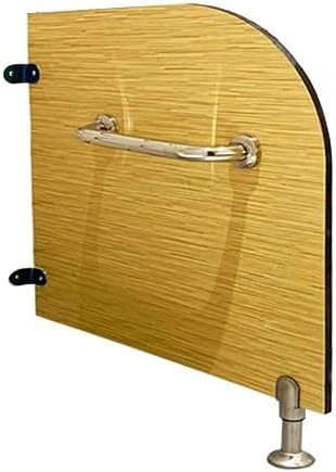 Waterproof Wooden Toilet Partition Panel for Kindergarten, Urinal Divider with Stainless Steel Hardware & Accessories, Natural Color, 80x Durable, Easy to Install Divider