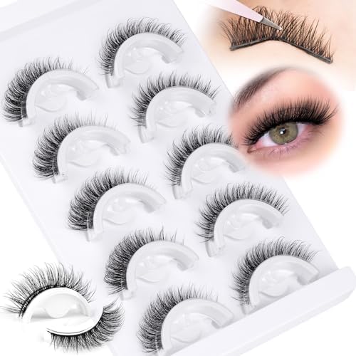 Self Adhesive Eyelashes No Glue Needed, Lash Clusters 8