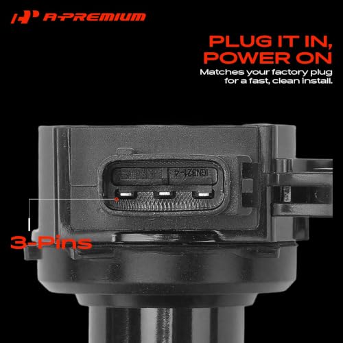 A-Premium Set of 4 Ignition Coil Pack and Iridium Spark Plugs by A-premium - Used condition - Image 4