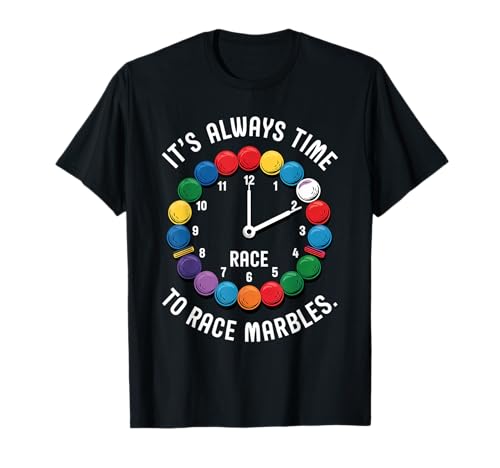 Marble Race Track Design For Racing Marbles Fans T-Shirt
