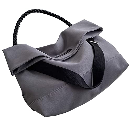 Image of Women Shoulder Bags Canvas Tote Bag Handbag Large Hobo with Pockets Work Bags for Women and Men