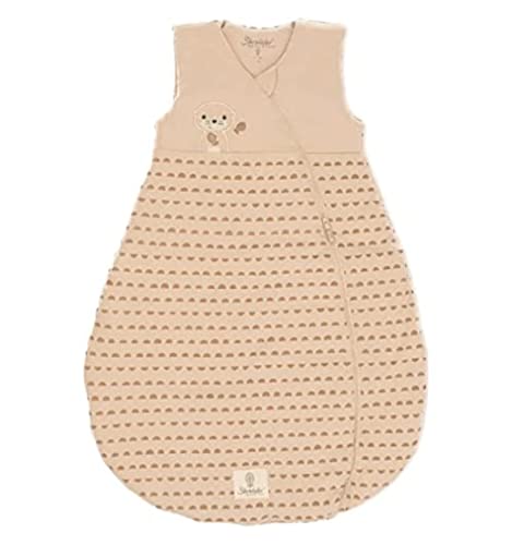 Sterntaler Baby Unisex Schlafsack Otti - Babyschlafsack, Pucksack Baby, Strampelsack mit Ottermotiv - Recycelt - 110 cm