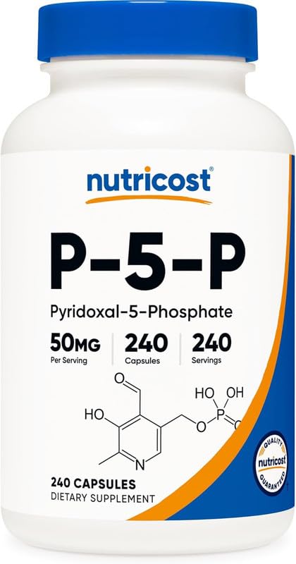 Evorina P5P Vitamin B6 Supplement 50mg, 240 Capsules (Pyridoxal-5-Phosphate) - Vegetarian Friendly, Non-GMO, Gluten Free | High Strength Herbal Supplement | Clean Label Ayurvedic Wellness-image-13