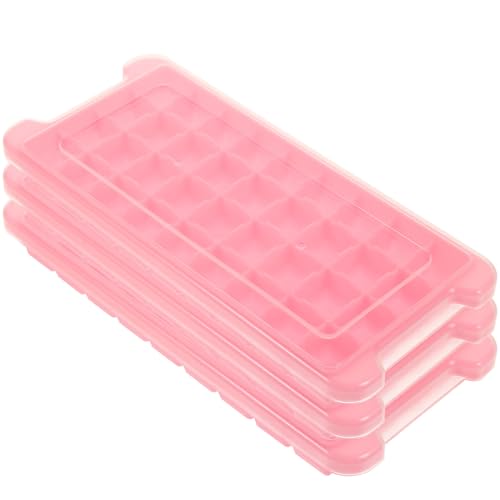 Cubeteras de Silicón Rosa con Tapa Pack 3 miniatura 1