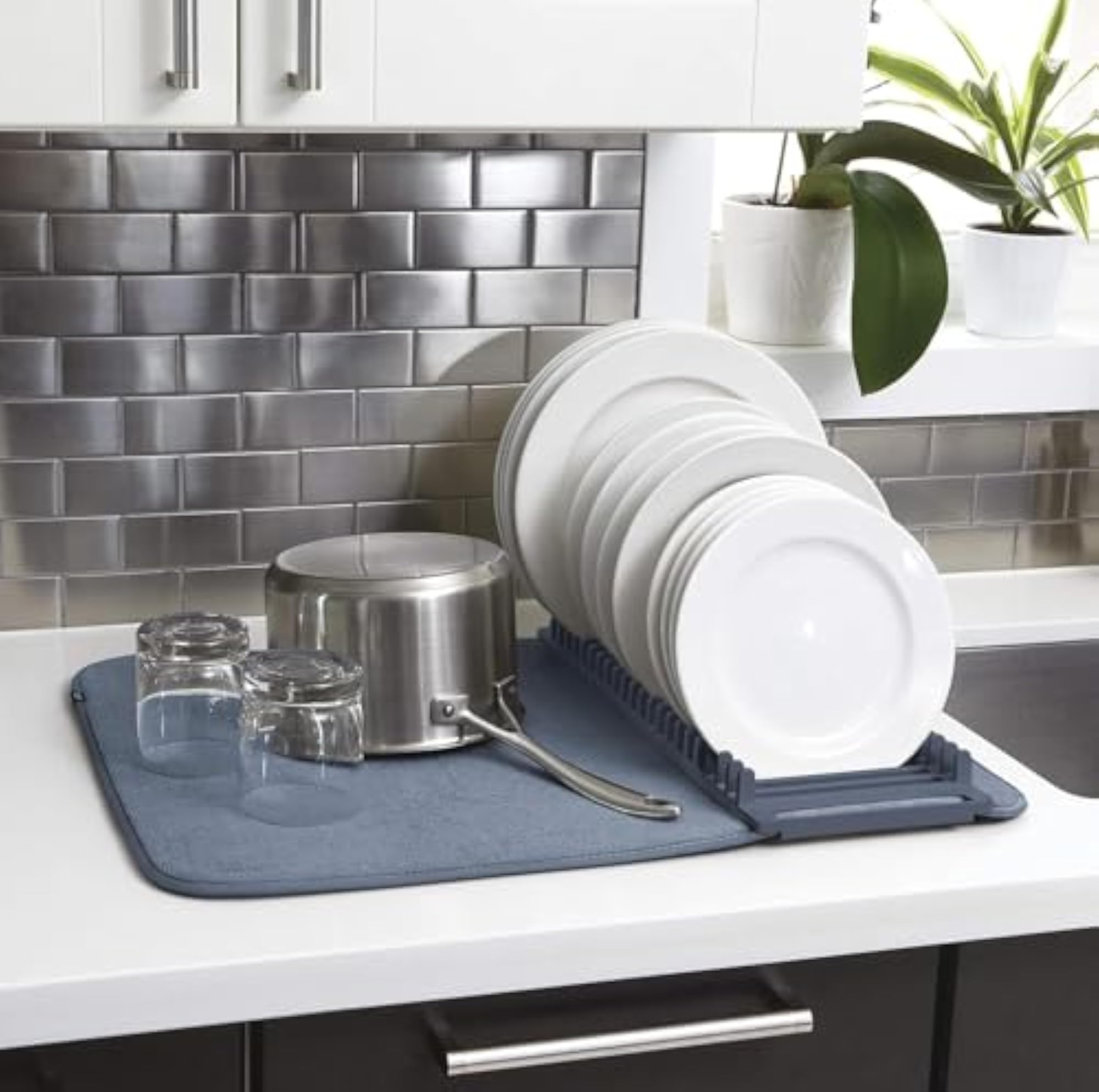 Kitchen Mat for Wet Utensil Drying