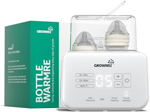 Grownsy Calienta Biberones | Esterilizador Biberones | Calentador...