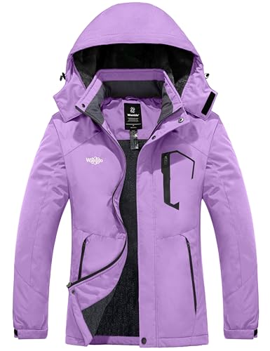 wantdo Women's Windproof Ski Jacket