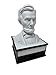 MunnyGrubbers - Abraham Lincoln - Talking Busts - Plastic Collectible Toy - Press The Button for a Quote or Fun Fact - (Marble)