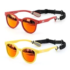 A7-kids Sunglasses-dazzling Red & Yellow