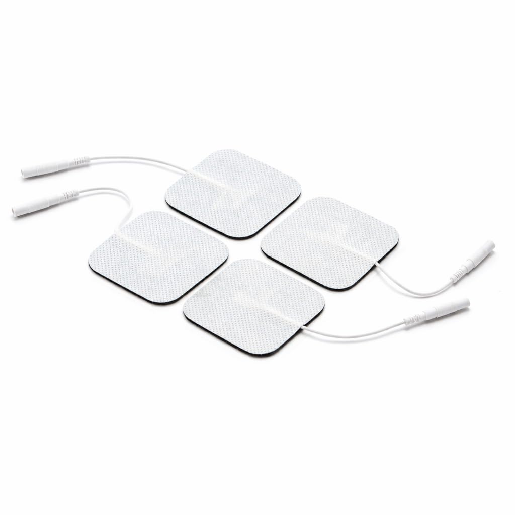 Electro TENS Acupuncture Gel Pads, Self Adhesive Replacement Electrodes for Pain Relief Therapy, Pack of 4-image-24