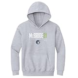 500 LEVEL Kayla McBride Minnesota Lynx Youth Hoodie Sweatshirt - Kayla McBride Minnesota Lynx Elite WHT (Gray, Medium)