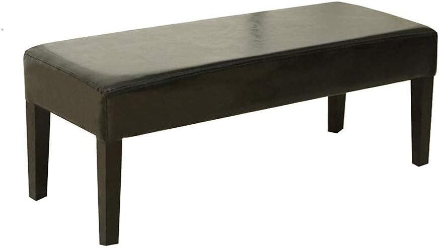 Repose-pieds en similicuir haut de gamme, banc de lit rembourré 100 cm