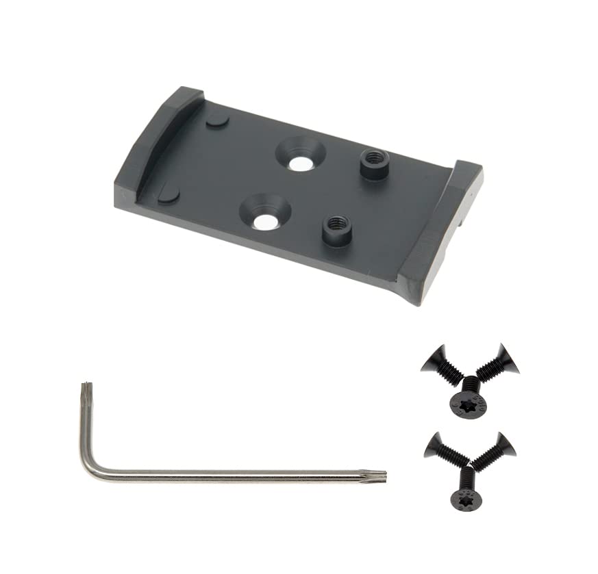 DPP TitaniumOptic Mount/Adapter Plate Compatible with Walther PDP 1.0 Holosun 407K/507K/EPS Carry