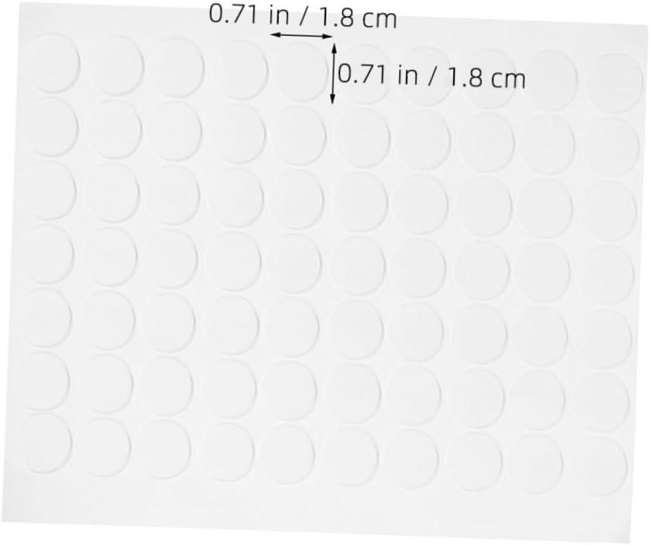 Gadpiparty 20PCS Double-Sided Adhesive Dots Sticky Stickers for Crafting Office and Classroom Use Removable Self-Adhesive Round Labels