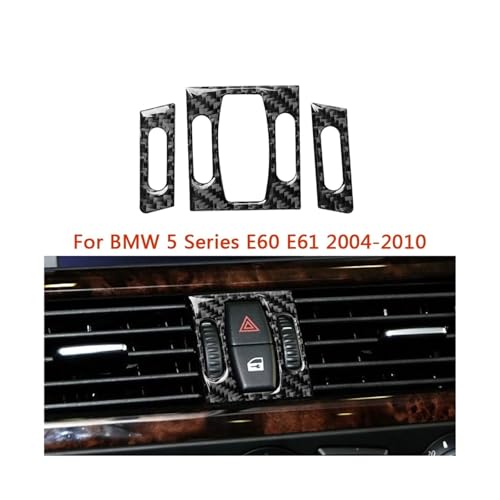 Autocollant carbone pour ventilation centrale BMW E60 E61 accessoires Série 5 2005