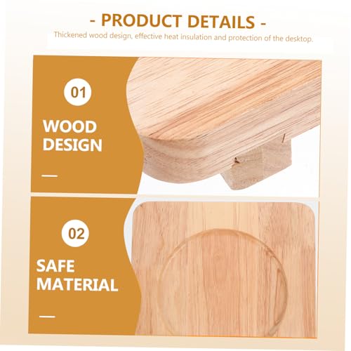 Soporte de madera Mobestech antideslizante para proteger tu mesa de cacerolas calientes 8