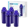 ICEPURE CRF950Z Replacement for PUR Pitcher Water Filter, CRF-950Z, PPF900Z, PPF951K, PPT700W, CR-1100C, CR1100CV, DS-1800Z, PPT711W, PPT711B, PPT111W and More PUR Pitcher and Dispensers System, 4PACK