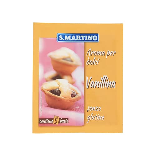 S.MARTINO - Vanillina in Polvere, Aroma per Dolci da Forno, 5...