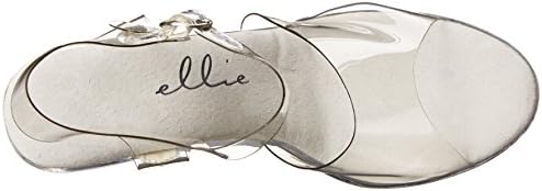 Ellie Shoes Women's 421-brook, Clear, 5 M US | Image 4