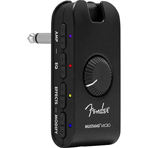 Fender Mustang Micro Headphone Amplifier Bundle with Polsen HPC-A30-MK2 Studio Monitor Headphones by Fender - Image 5