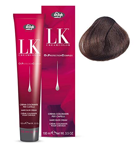 Lisap Lk Oil Protection Complex Hair Color Cream, 100 Ml./3.38 Fl.oz. (7/0 - Medium Blonde) #TOP5