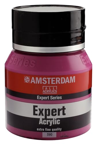 Amsterdam Expert Series Bote de acrílico - 400 ml Violeta rojo permanente opaco 590 - Pintura de calidad artística para carrocerías pesadas