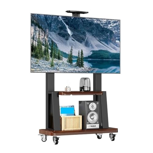 Soporte móvil para TV 32-75” negro miniatura 1