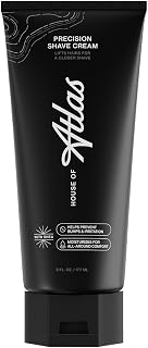 Precision Shave Cream for Men, Rich Lather, Smooth, Close & Gentle Shave, With Oat & Aloe to Soothe Skin, Signature Woody Fig-Leather Scent, Vegan & Dermatologist-Tested, 6 Fl. Oz