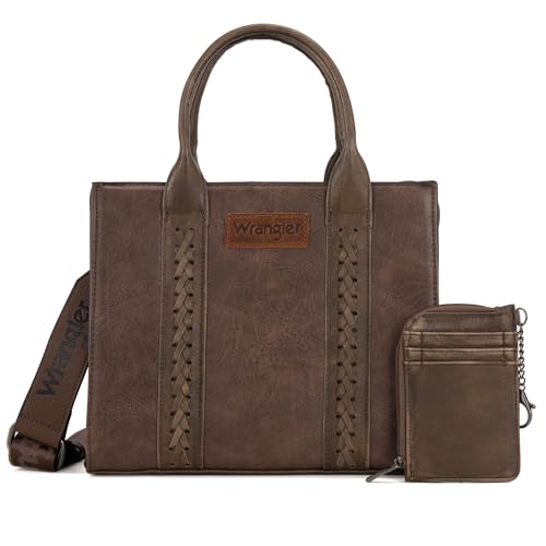 Image of Wrangler Tote Bags for Women Western Purse and Handbags Satchel Top-handle with Card Holder