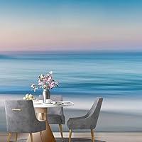 Wall Mural Beach and Blue Sea Removable Self-Adhesive Wallpaper Wall Decoration for Bedroom Living Room - 66x96 inches