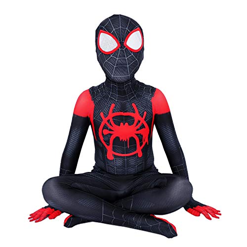 Body de super-herói para meninos fantasia de Halloween infantil body completo de faz de conta M