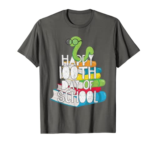 Happy 100th Day of School Camisa para profesor o niño Camiseta