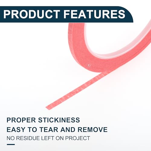 Image of Painters Tape Medium Tack Easy Removal Masking Master Tape Pink 1 Pc 2cm /2.5cm /3cm /4cm /6cm x 48m